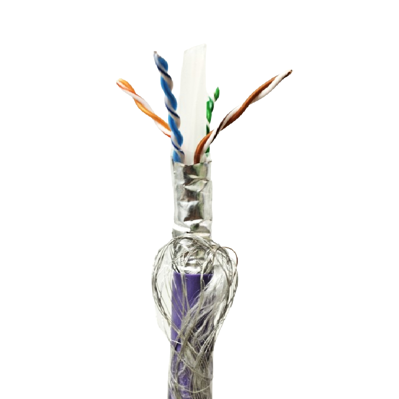 کابل شبکه CAT6 SFTP Indoor LSZH کی دی تی مدل NC-Cuprum 6SFTPI