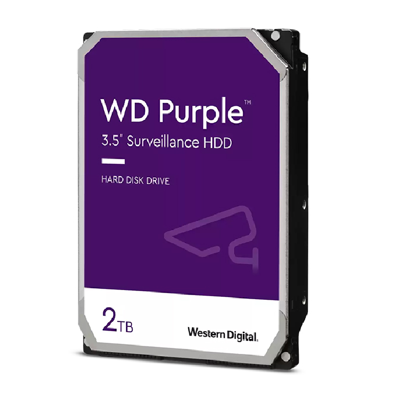هارد دیسک اینترنال وسترن دیجیتال مدل Purple WD23PURZ ظرفیت 2 ترابایت (اصلی)