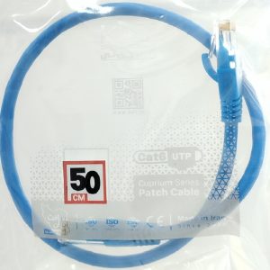 کابل پچ کورد 50 سانت CAT6 UTP کی دی تی مدل PC-50CM6UTP