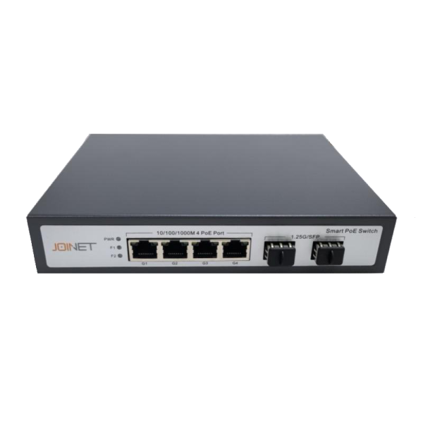 سوئیچ شبکه 4 پورت PoE گیگ جوینت مدل JN-402GS
