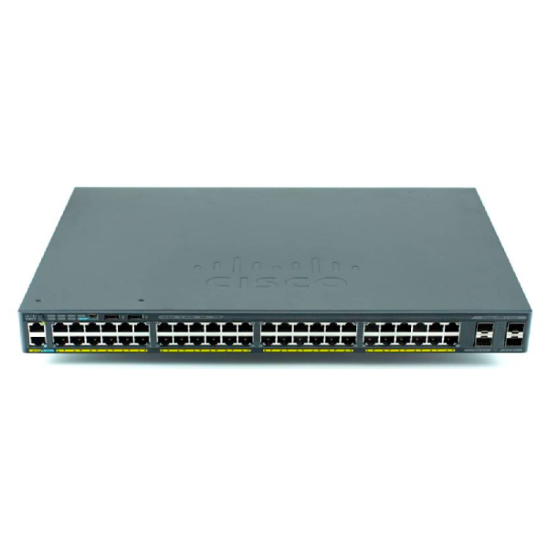 سوئیچ شبکه 48 پورت برند سیسکو مدل WS-C2960X-48LPS-L