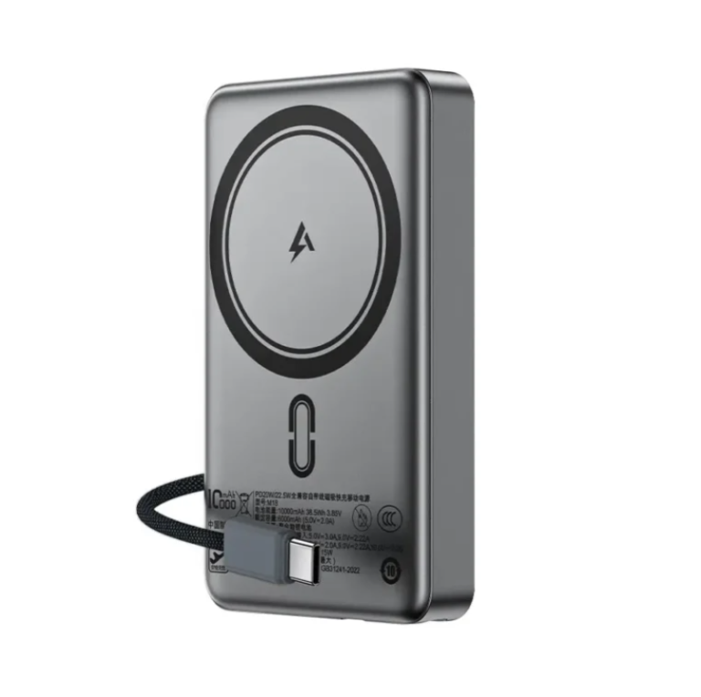 پاوربانک وایرلس 22.5 واتی 10000 میلی آمپر برند AceFast مدل M18