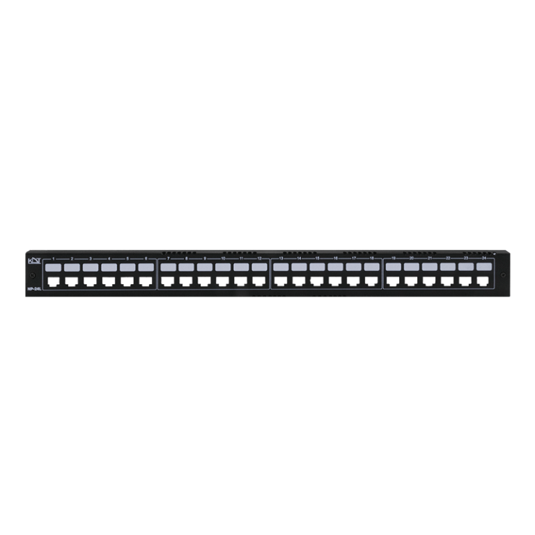 پچ پنل 24 پورت آنلودِد CAT6 SFTP کی دی تی مدل NP-24L