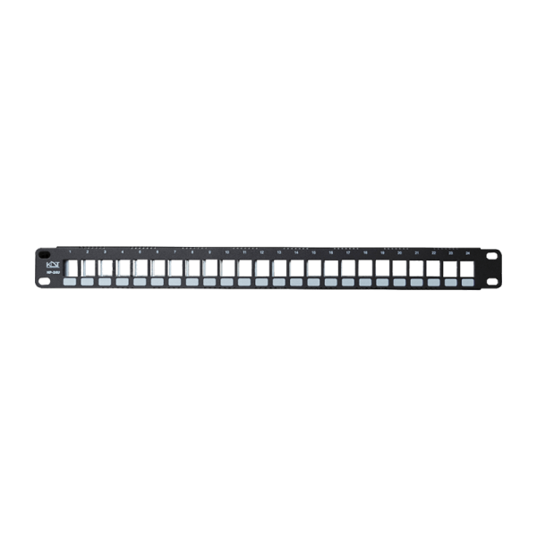 پچ پنل 24 پورت آنلودِد CAT6 UTP کی دی تی مدل NP-24U