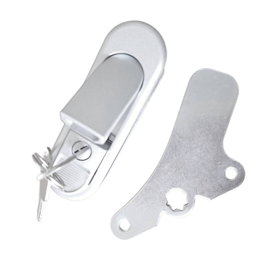 قفل سوئیچ دار عمودی نقره ای (کوچک) مدل AB301-3